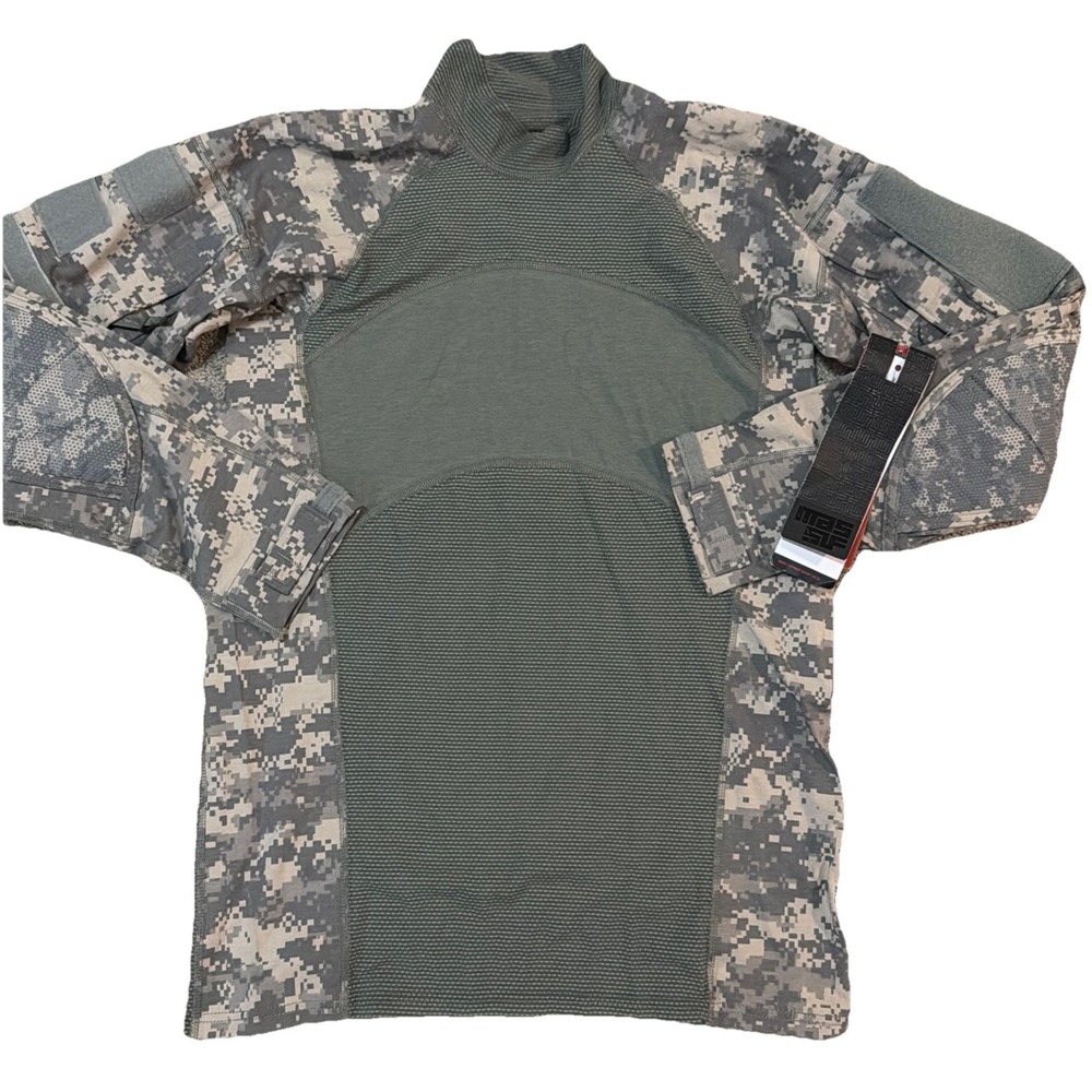 Massif Mountain Gear Men's Medium Army‎ Combat Shirt ACS NWT Camo